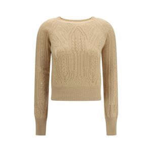 Ermanno Scervino Beige Cashmere Women's Sweater